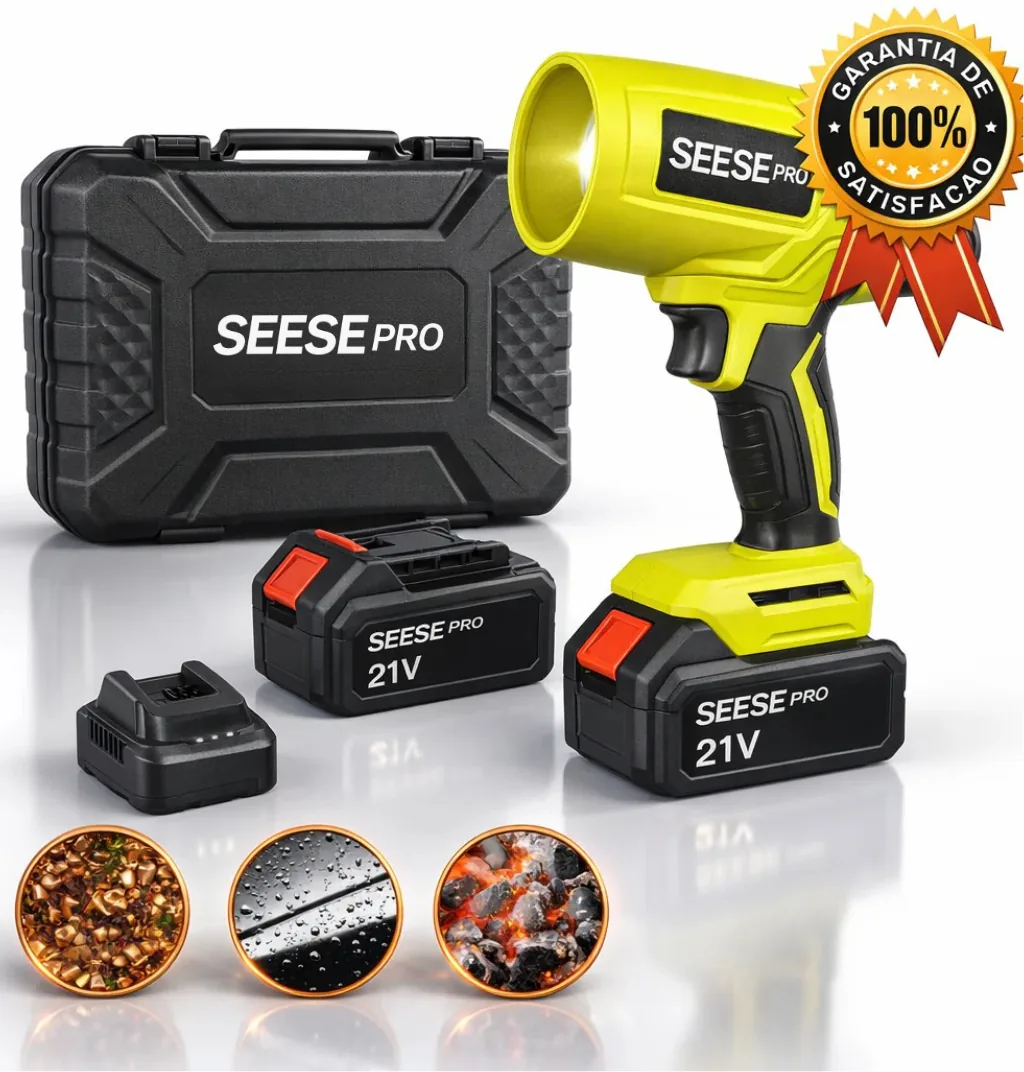 SEESE PRO Soprador Turbo com maleta e baterias